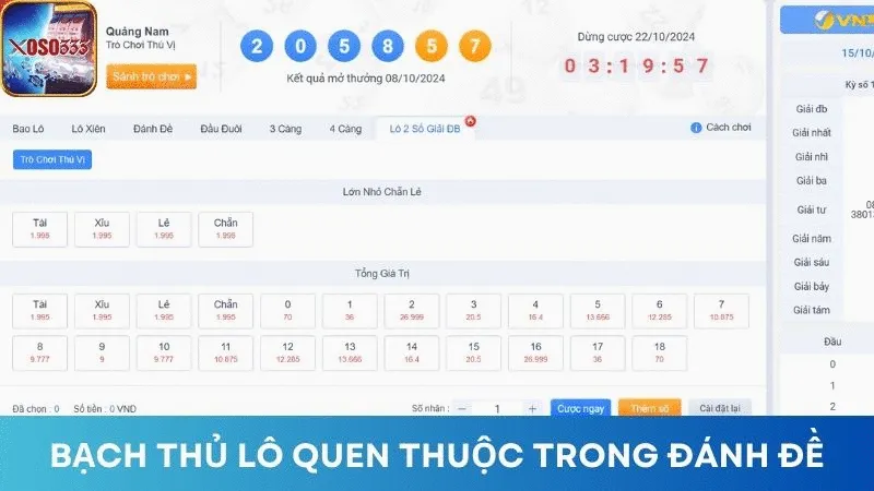 Lô đề bạch thủ là khái niệm quen thuộc trong lĩnh vực đánh đề, xổ số