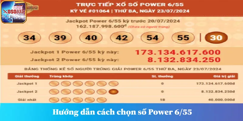 Hướng dẫn cách chọn số Power 6/55 giúp gia tăng cơ hội trúng thưởng