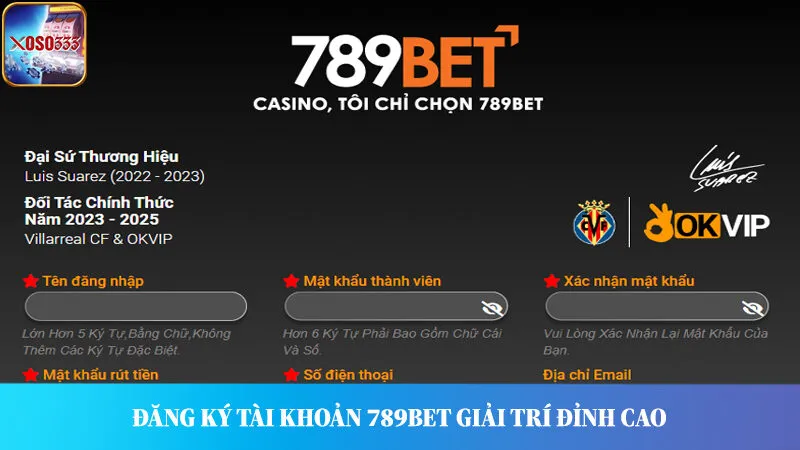 Hướng dẫn đăng ký tài khoản 789bet nhanh chóng & đơn giản